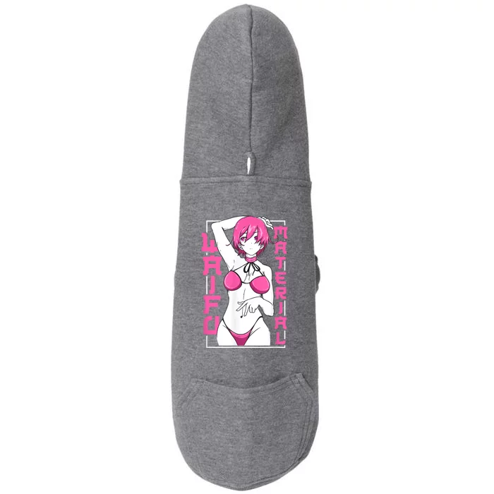 Anime Waifu Material Japanese Anime Lover Shirt Doggie 3-End Fleece Hoodie