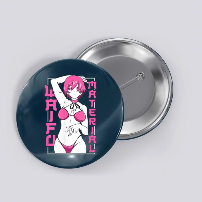 Anime Waifu Material Japanese Anime Lover Shirt Button