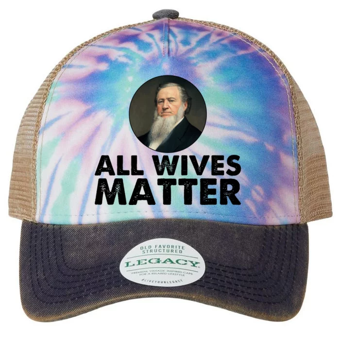 All Wives Matter Joseph Smith Polygamy Ex Mormon Lds Meme Legacy Tie Dye Trucker Hat