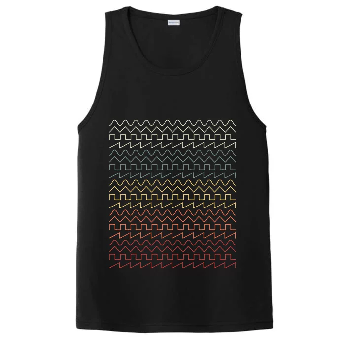 Analog Waveform Music Lover Performance Tank