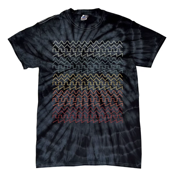 Analog Waveform Music Lover Tie-Dye T-Shirt