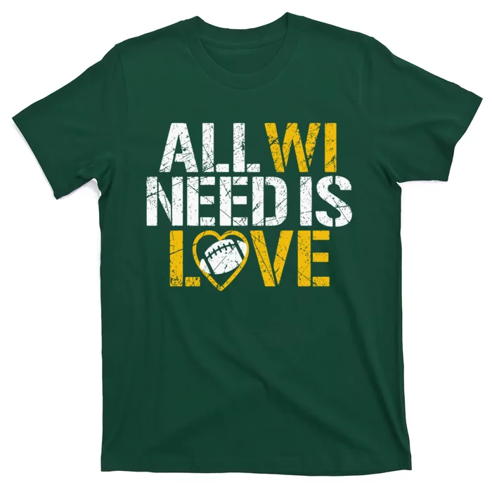 All You Need Is Love Packers T-Shirt or Hoodie - Graphic Tee or Hoodie