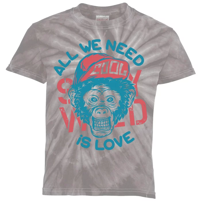 All We Need Is Love Kids Tie-Dye T-Shirt