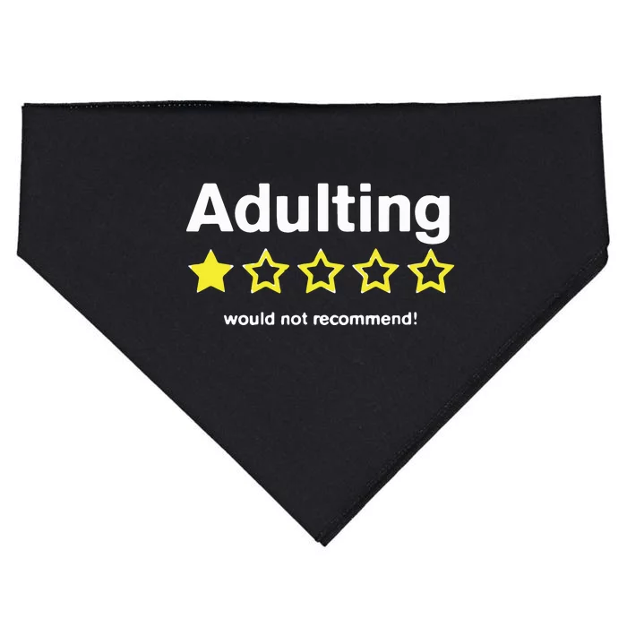 Adulting Would Not Recommend USA-Made Doggie Bandana