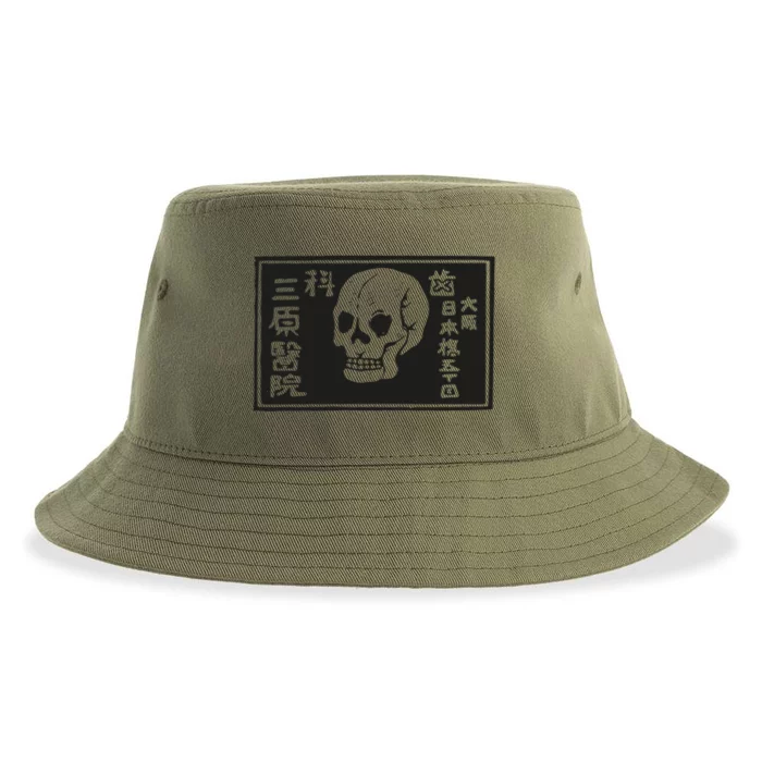 A Warning Of Death Sustainable Bucket Hat