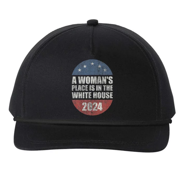 A WomanS Place Is In The White House First Female President Snapback Five-Panel Rope Hat