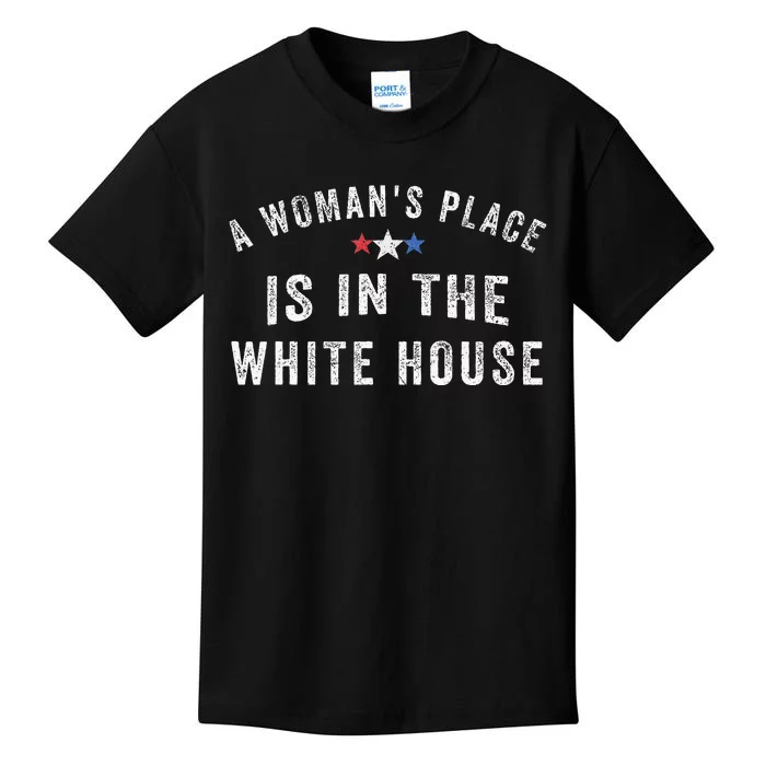 A WomanS Place Is In The White House Kids T-Shirt