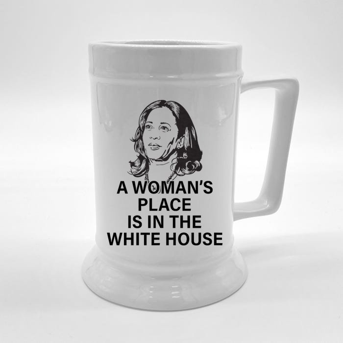 A WomanS Place Is In The White House Front & Back Beer Stein