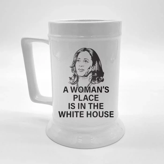 A WomanS Place Is In The White House Front & Back Beer Stein