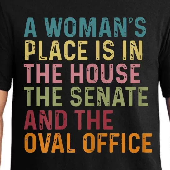 A Woman Place Is In The House The Senate & The Oval Office Pajama Set