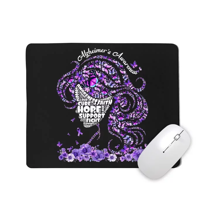 Alzheimers Wear Purple Alzheimers Awareness 2024 Mousepad