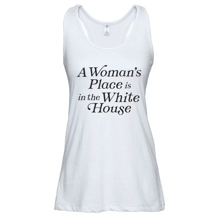 A Womans Place Is In The White House Trendy Rights Feminist Ladies Essential Flowy Tank