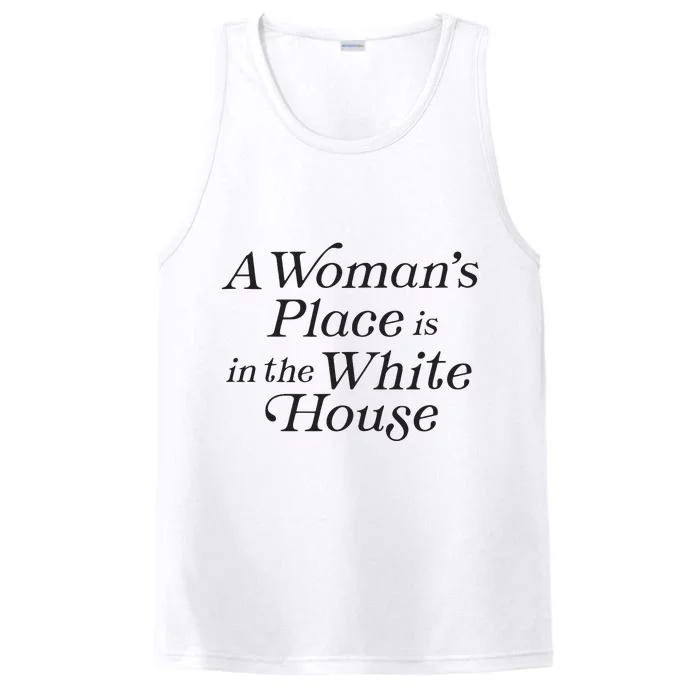 A Womans Place Is In The White House Trendy Rights Feminist Performance Tank