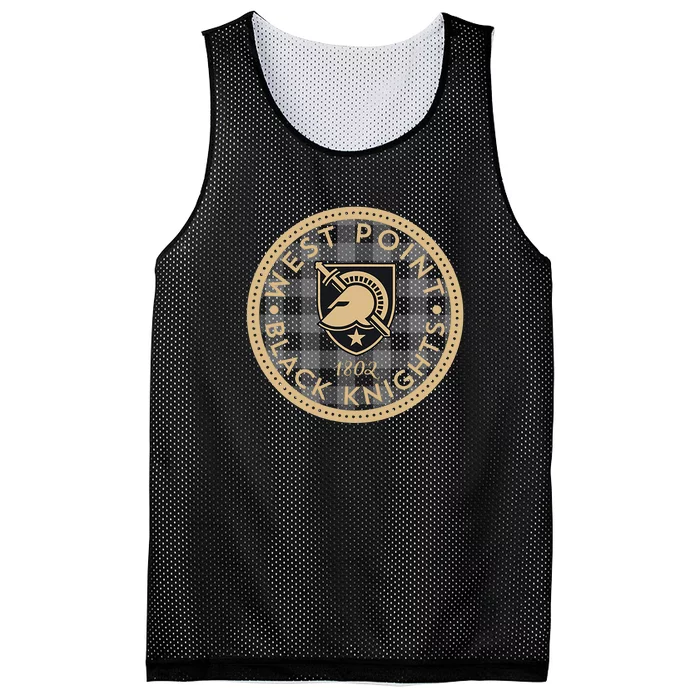 Army West Point Black Knights Plaid Badge Mesh Reversible Basketball Jersey Tank