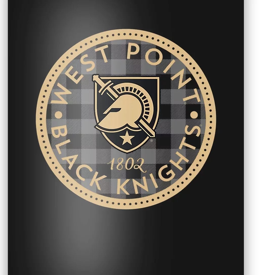 Army West Point Black Knights Plaid Badge Poster