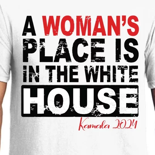 A Womans Place Is In The White House Women Pajama Set