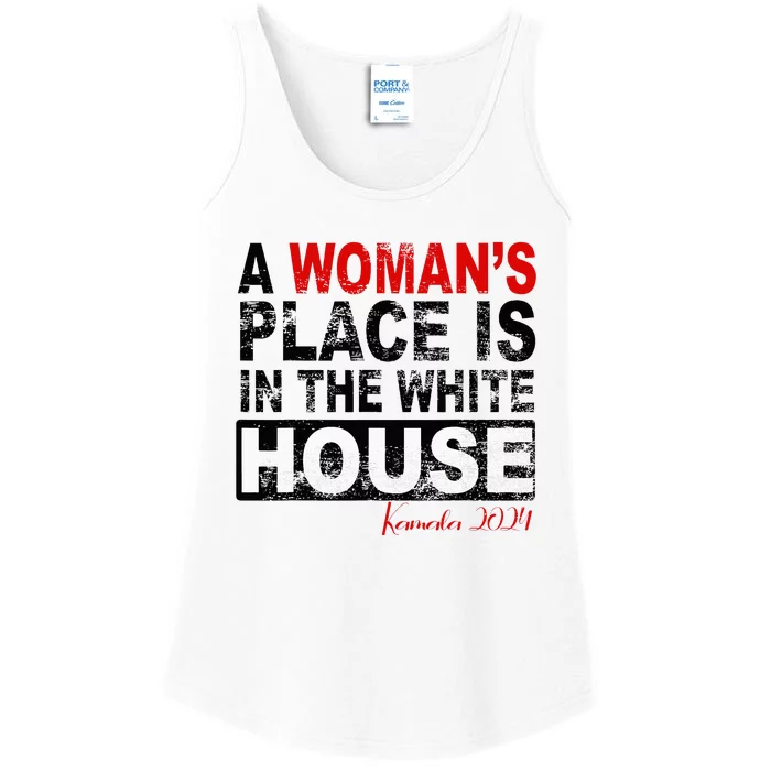 A WomanS Place Is In The White House Ladies Essential Tank