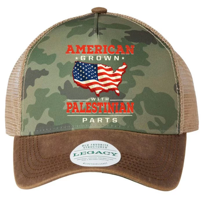 American with Palestinian Parts Patriotic Palestine Legacy Tie Dye Trucker Hat