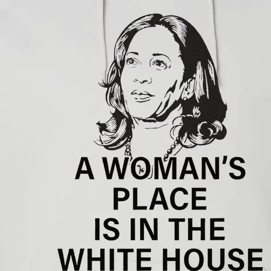 A WomanS Place Is In The White House Gift Performance Fleece Hoodie