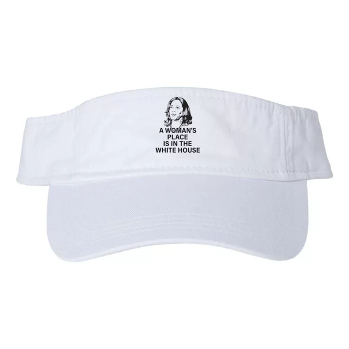 A WomanS Place Is In The White House Gift Valucap Bio-Washed Visor