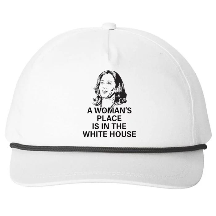 A WomanS Place Is In The White House Gift Snapback Five-Panel Rope Hat