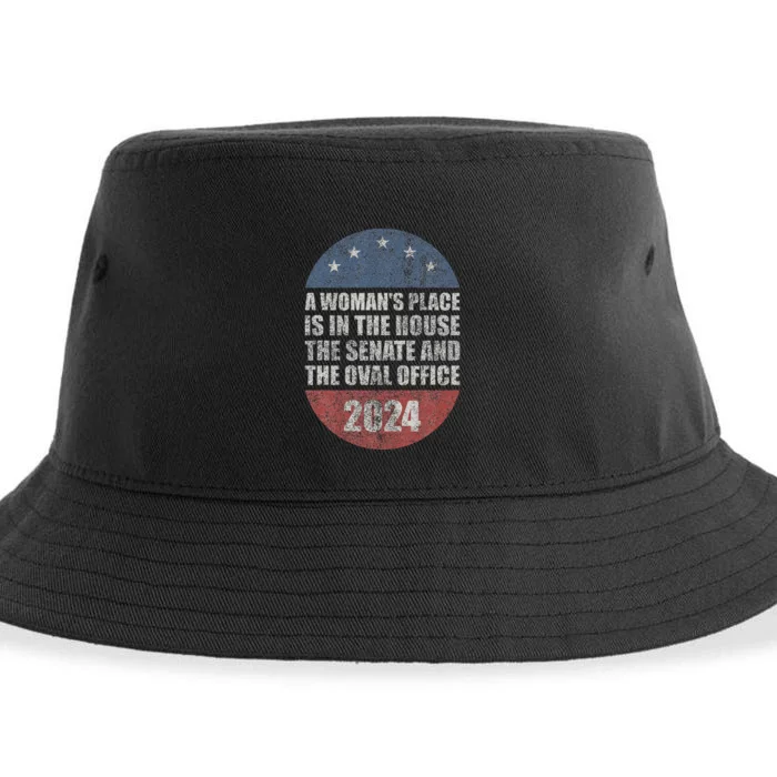 A WomanS Place Is In The House The Senate & The Oval Office Sustainable Bucket Hat