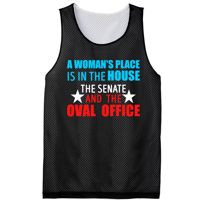 A WomanS Place Is In The House The Senate & The Oval Office Mesh Reversible Basketball Jersey Tank