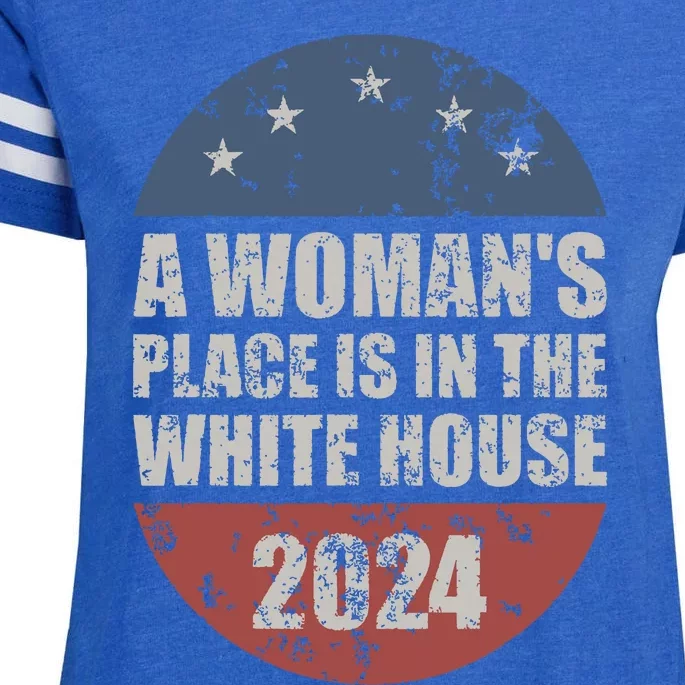 A Womans Place Is In The White House First Female President Enza Ladies Jersey Football T-Shirt