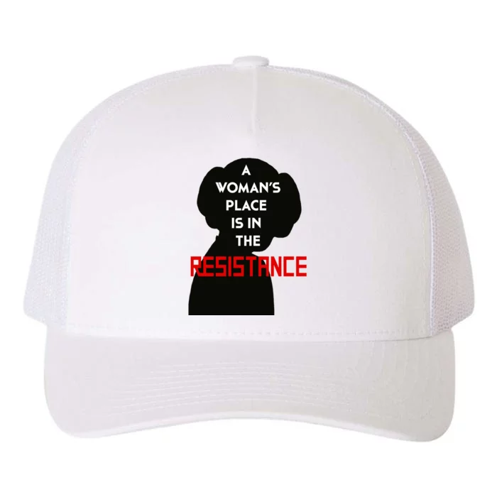 A WomanS Place Is In The Resistance Yupoong Adult 5-Panel Trucker Hat