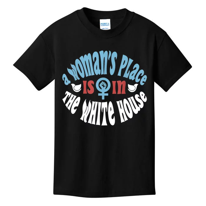 A Womans Place Is In The White House Kids T-Shirt