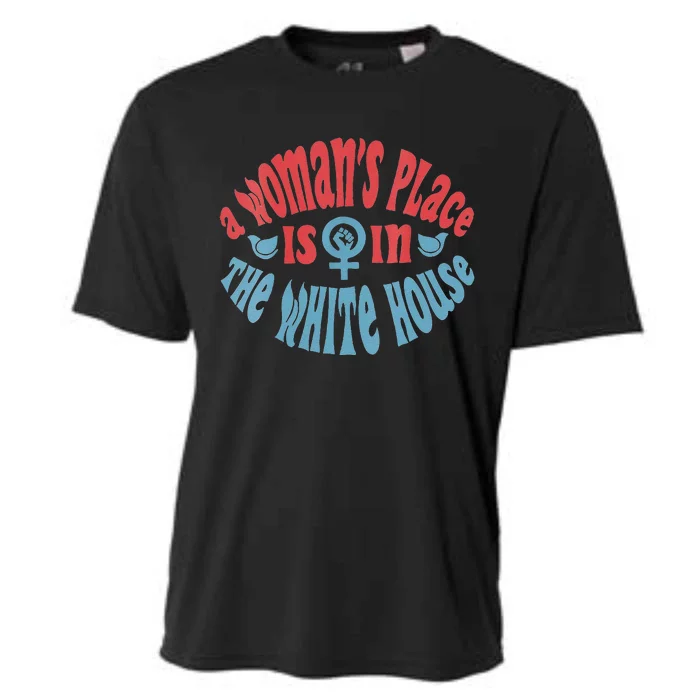 A WomanS Place Is In The White House Cooling Performance Crew T-Shirt