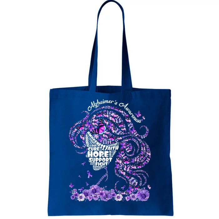 Alzheimers Wear Purple Alzheimers Awareness 2024 Tote Bag