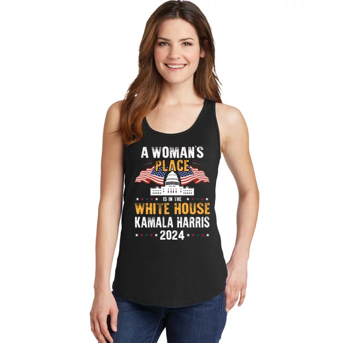 A WomanS Place Is In The White House Ladies Essential Tank