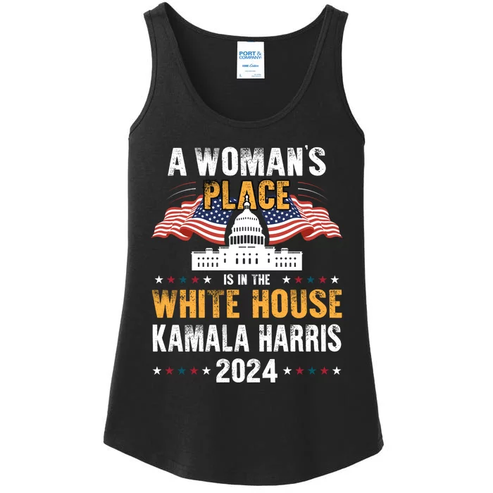 A WomanS Place Is In The White House Ladies Essential Tank