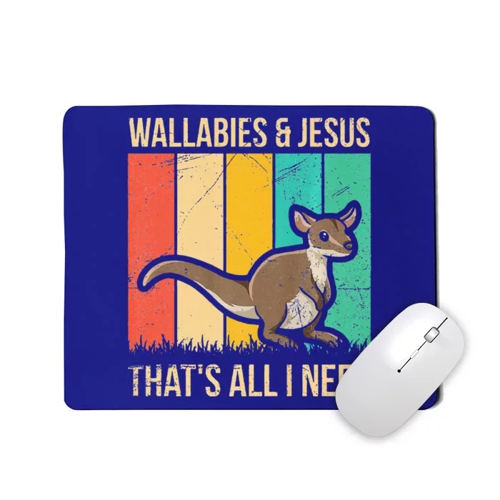 Australian Wallaby Quote For A Wallaby Kangaroo Lover Premium Mousepad