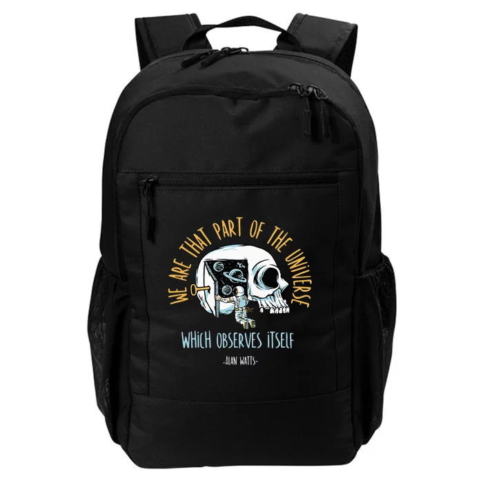 Alan Watts Quote Philosophy Spiritual Gift Universe Daily Commute Backpack