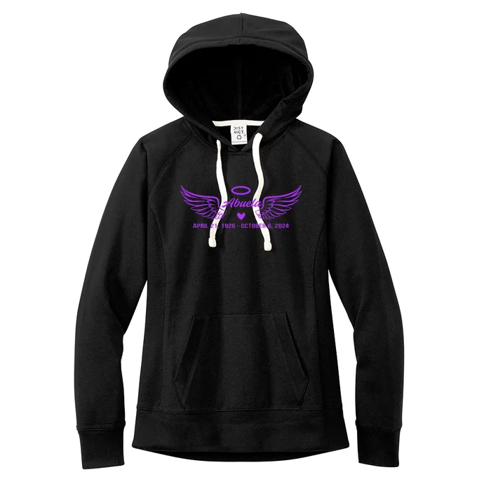 Abuela Wings Rip Women's Fleece Hoodie