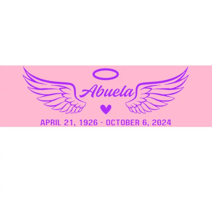 Abuela Wings Rip Bumper Sticker