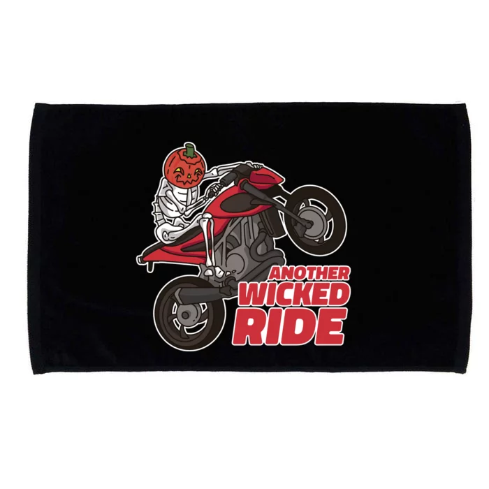 Another Wicked Ride Pumpkin Microfiber Hand Towel