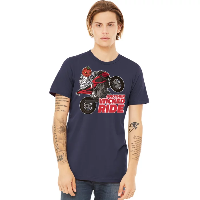 Another Wicked Ride Pumpkin Premium T-Shirt