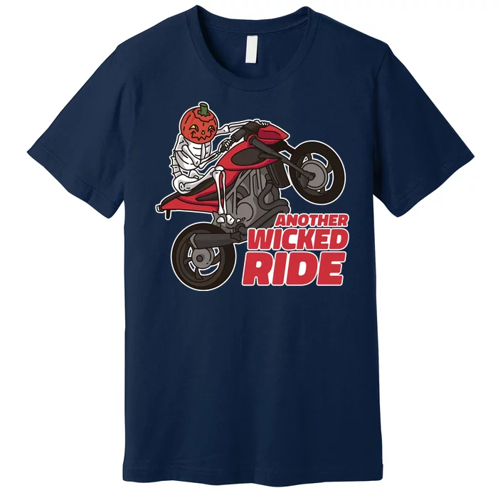 Another Wicked Ride Pumpkin Premium T-Shirt