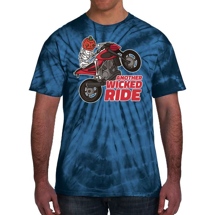 Another Wicked Ride Pumpkin Tie-Dye T-Shirt