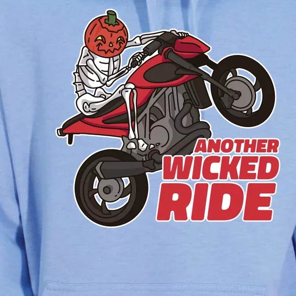 Another Wicked Ride Pumpkin Unisex Surf Hoodie