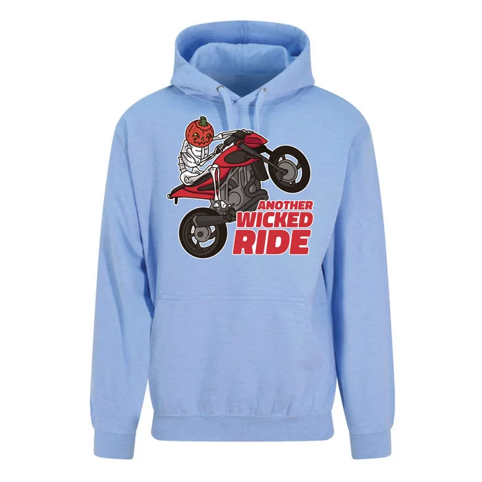 Another Wicked Ride Pumpkin Unisex Surf Hoodie