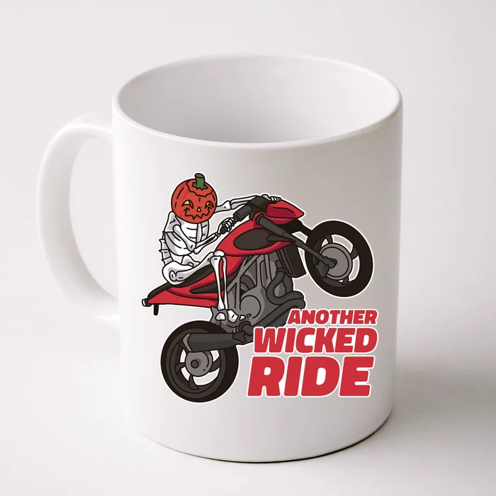 Another Wicked Ride Pumpkin Front & Back Coffee Mug