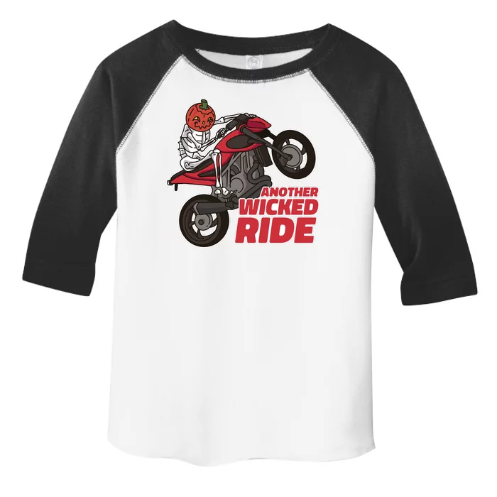 Another Wicked Ride Pumpkin Toddler Fine Jersey T-Shirt