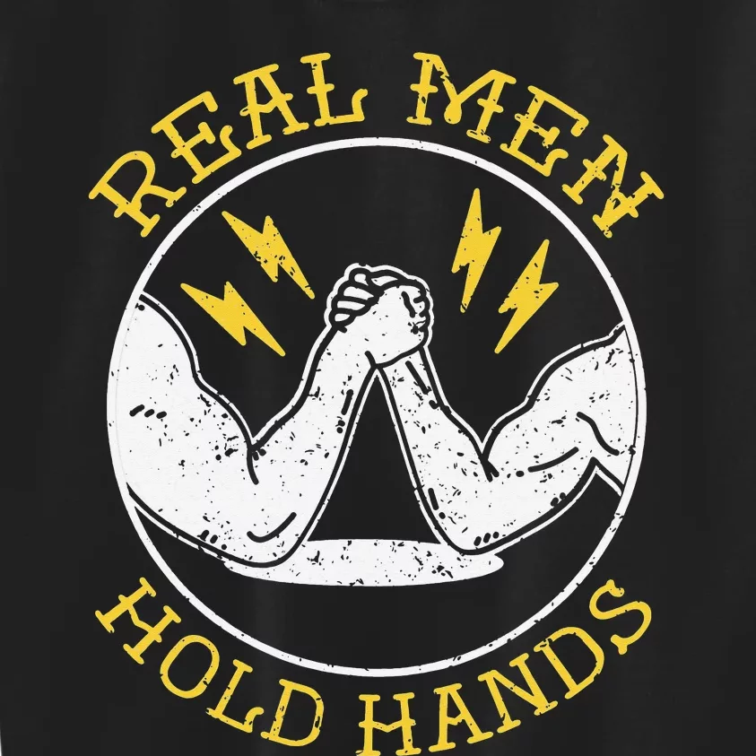 Arm Wrestling Requires Balls Arm Wrestler Arm Wrestling Kids Sweatshirt