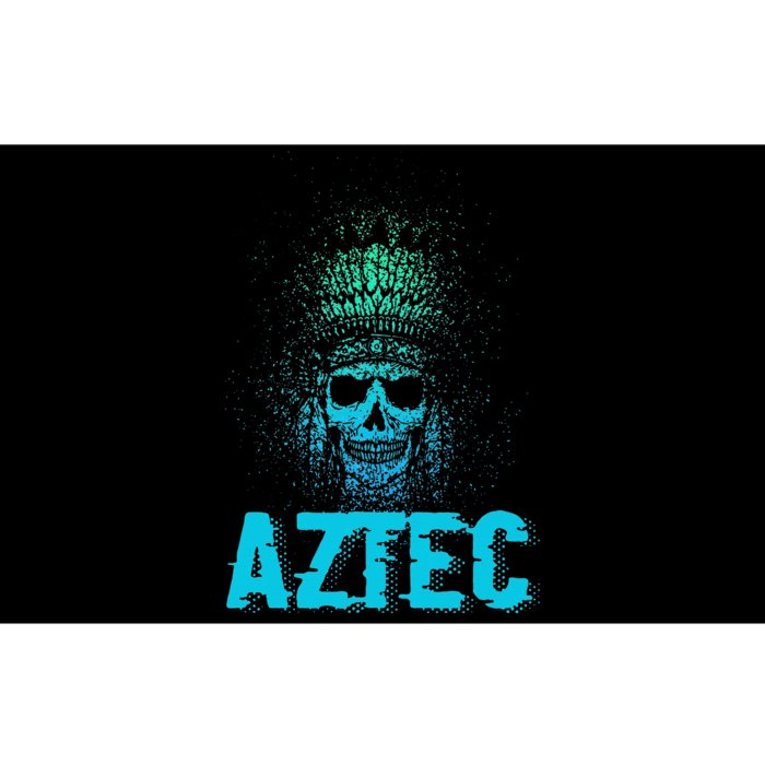 Aztec Warrior Skull Skeleton Archeology Ancient Civilization Bumper Sticker