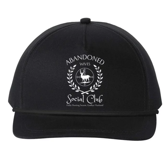 Abandoned Wives Social Club Of Hunter Husband Hunting Season Snapback Five-Panel Rope Hat