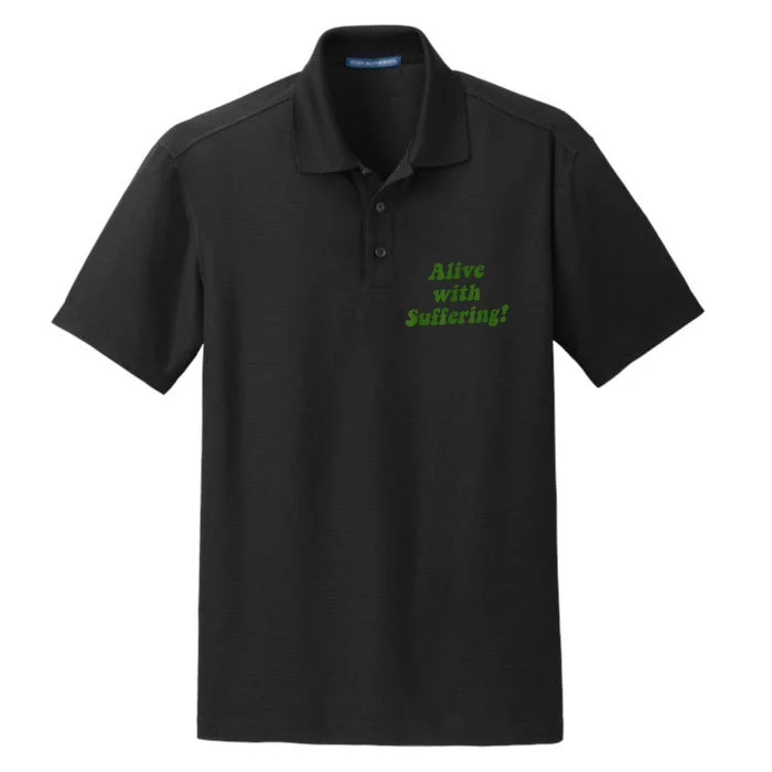 Alive With Suffering Dry Zone Grid Performance Polo